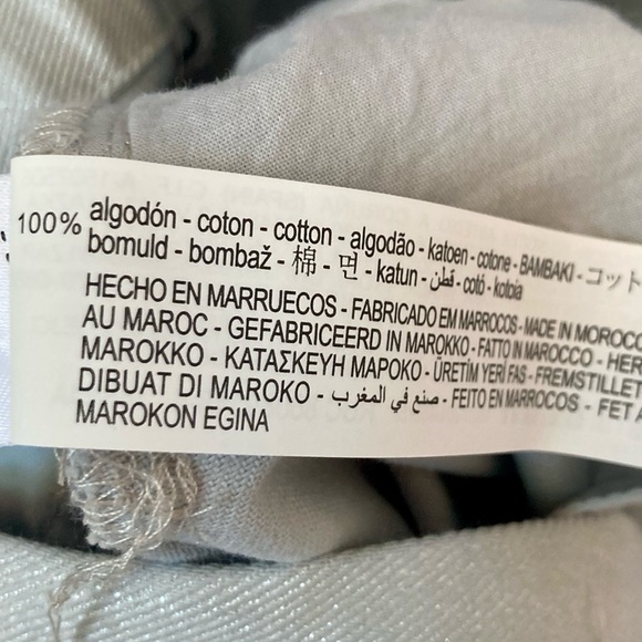 Zara High-Waist Shimmer Denim Cotton Romper - Picture 13 of 14